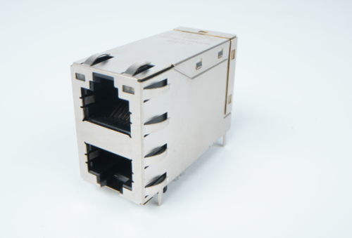RJ45 Ethernet Jack with Integrated Dual USB 3.0 Combo Connector
