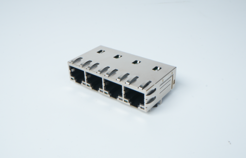 RJ45 Ethernet Jack with Integrated Dual USB 3.0 Combo Connector