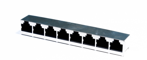 RJ45 Modular Jack Connector Shielded/Unshielded 1/2/4/8 Port