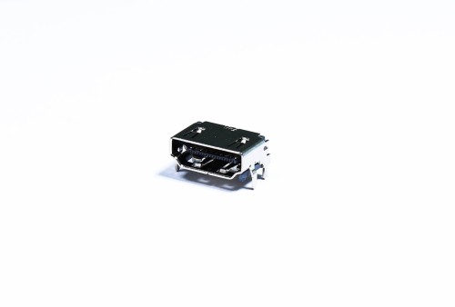 HDMI Type-A Female PCB Mount Connector 19 Pin Through-Hole