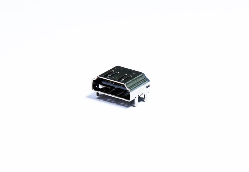 HDMI Type-A Female PCB Mount Connector 19 Pin Through-Hole